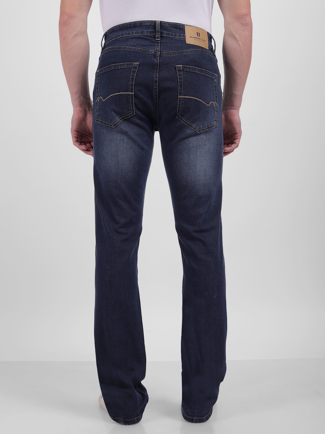 Numero Uno Men Faded Blue Jeans